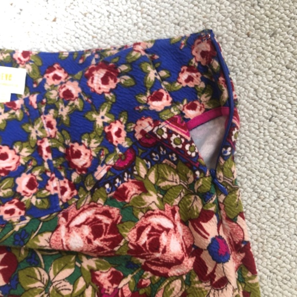 Anthropologie Maeve Sheffield Multicolor Floral Pencil Skirt Size 10 - Picture 4 of 14